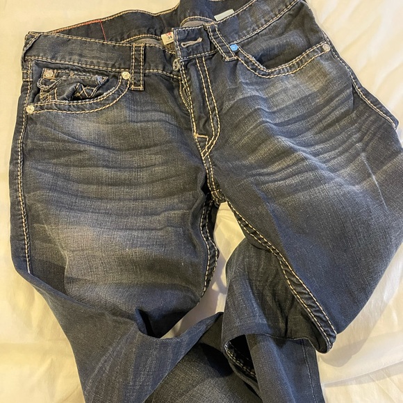 TRUE RELIGION Skinny flap jeans 34/30 - Picture 3 of 13